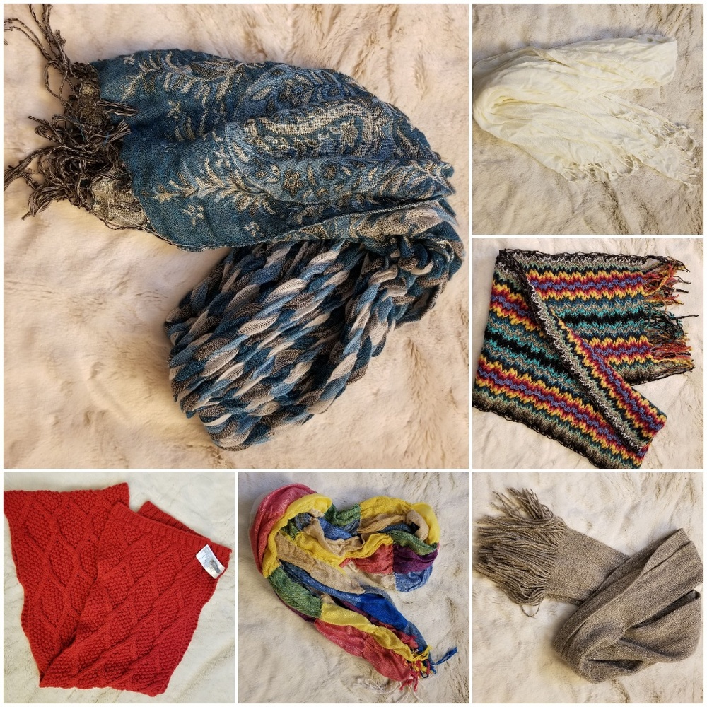 💝 A bundle of 6 scarves